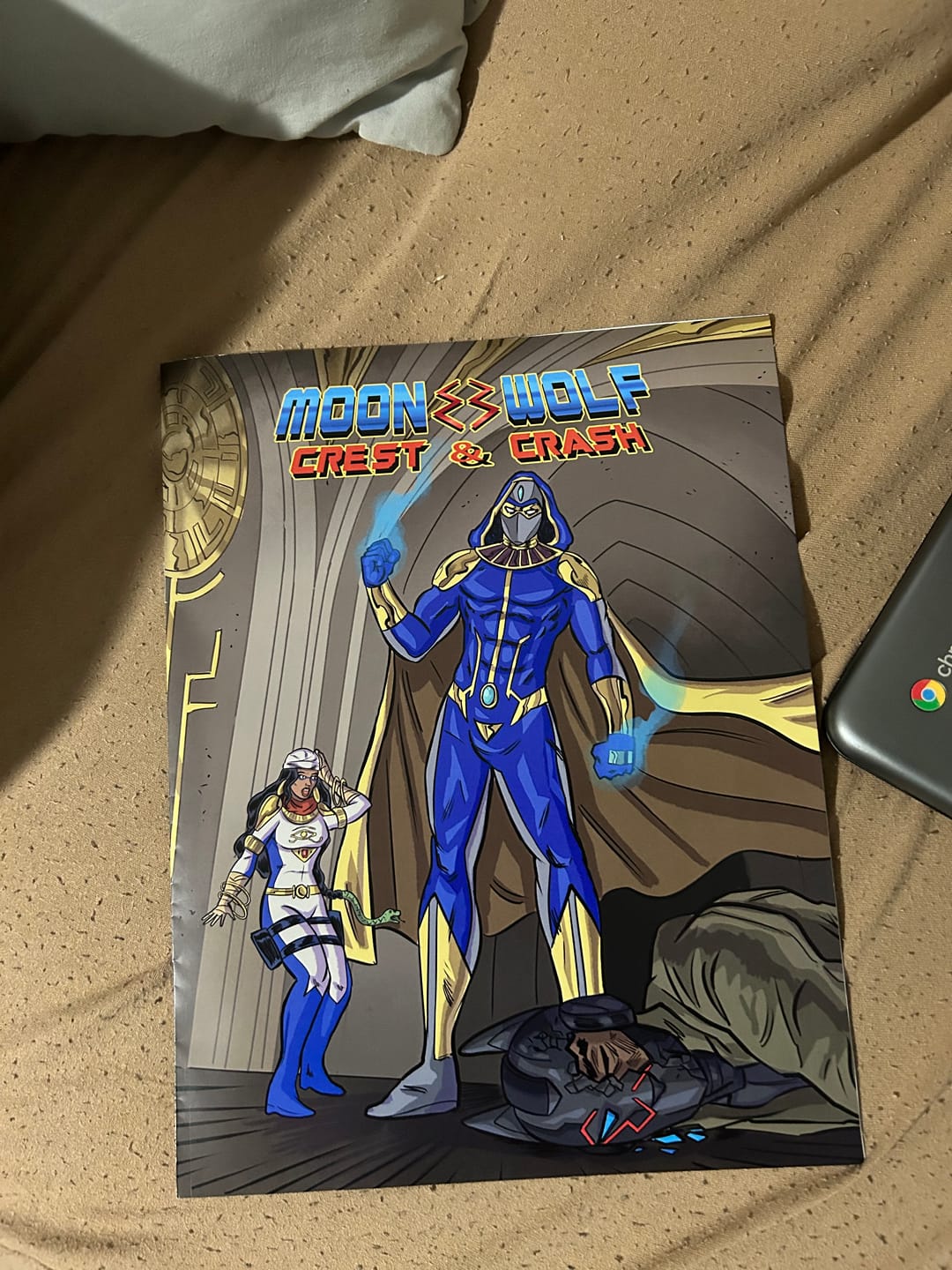 Customer photo review of Custom Comic Book – Turn Your Story Into a Fully Illustrated Comic