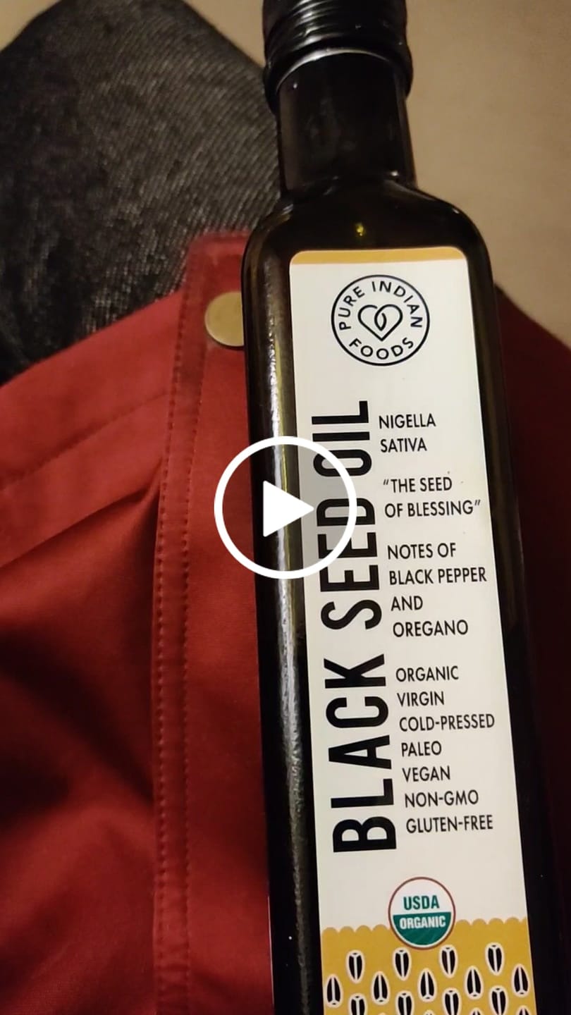 Customer video review of Black Seed Oil, Cold Pressed, Virgin & Certified Organic (Black Cumin Seed/Nigella sativa) - 250 mL