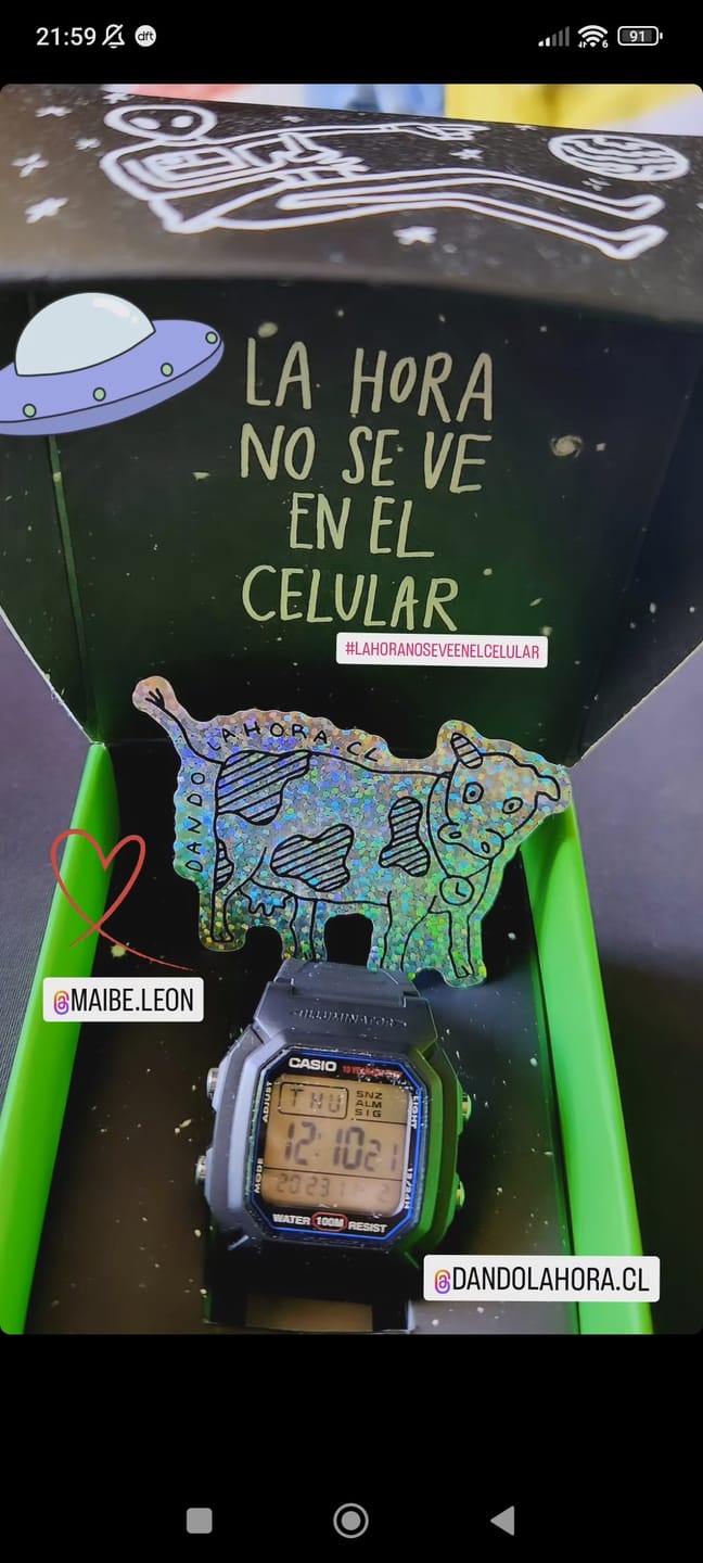 Customer photo review of Reloj Casio Vintage W-800H-1AVDF Líneas Azules