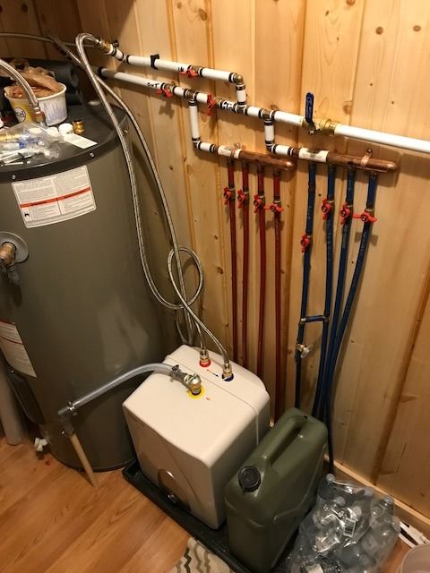 Customer photo review of Camplux Electric Mini Tank Point of Use Water Heater 120V - 6.0 Gallon