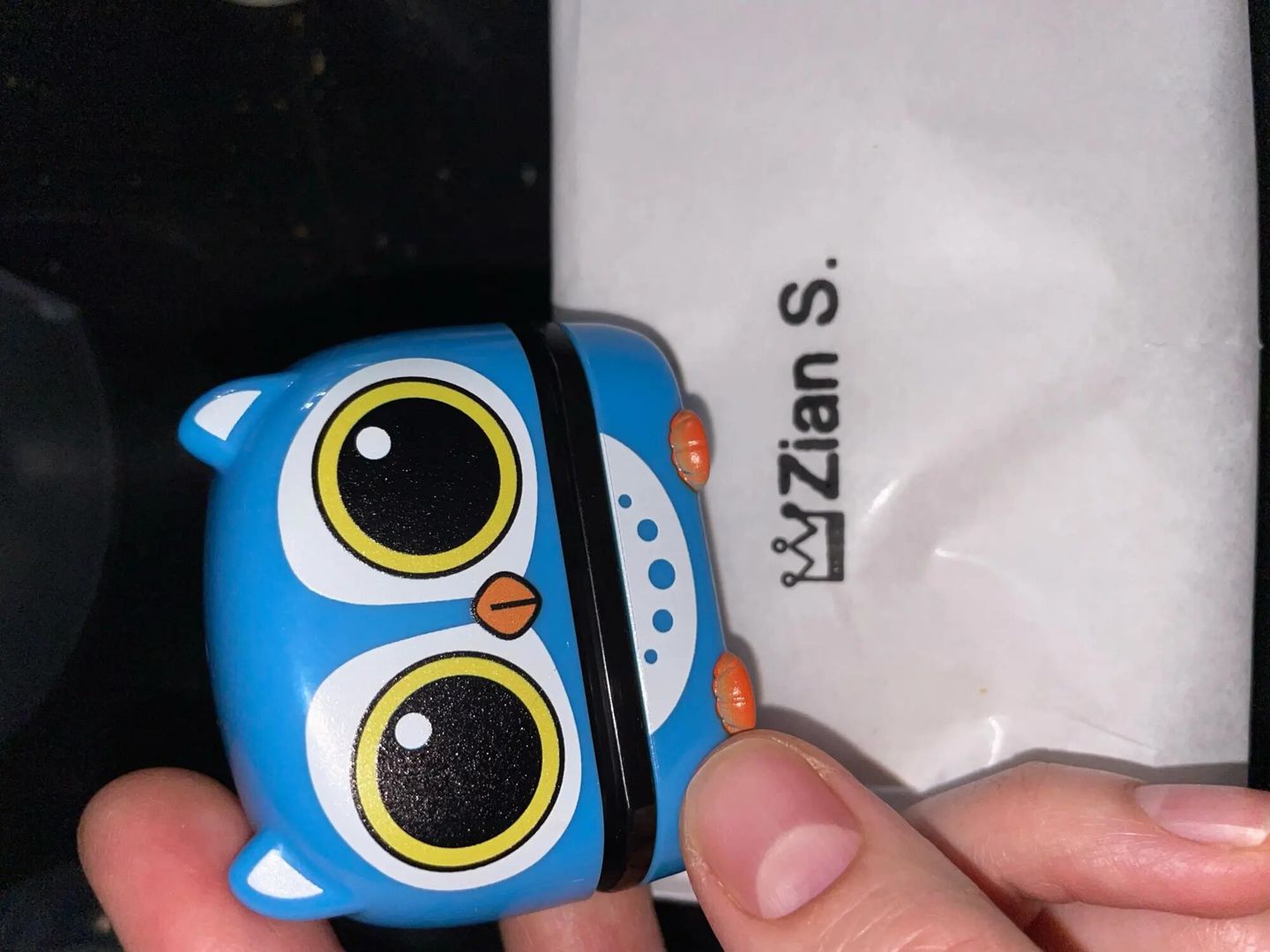 Customer photo review of NameStamp-Cute Animal Name Stamp