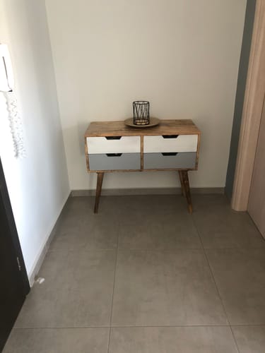 Customer photo review of Μπουφές Σκανδιναβικός Ρουστίκ Κονσόλα Συρταριέρα από Μασίφ Ξύλο 1286241