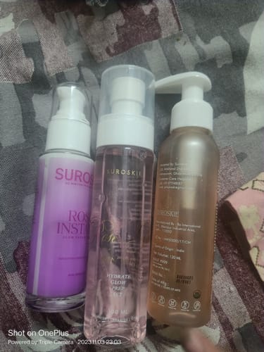 Customer photo review of Pack of 4 | 2 Mist + 2 Cleanser Combo