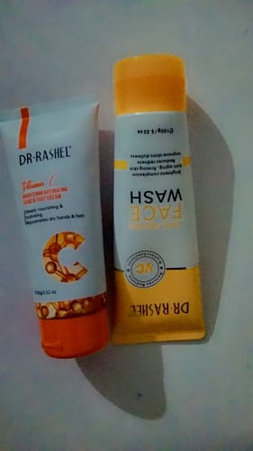 Customer photo review of Dr Rashel Vitamin C Brightening & Hydrating Hand & Foot Cream