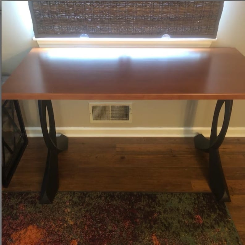 Customer photo review of Metal Counter & Bar Table Legs - 607 Curva - 40H