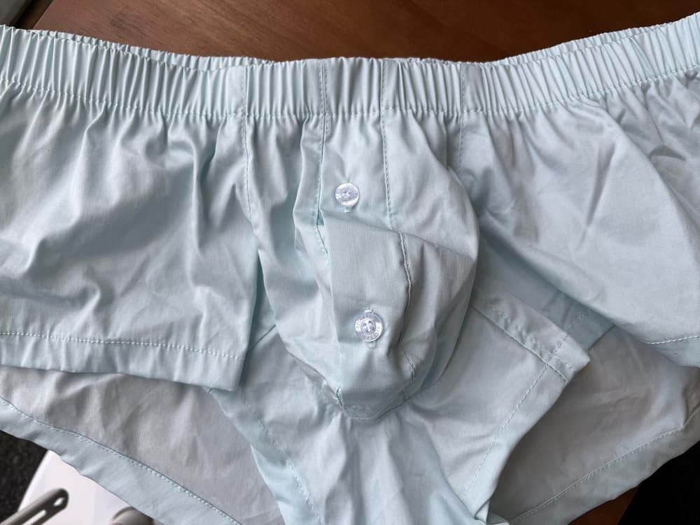 Customer photo review of Men’s Breathable Trunks with Button Fly