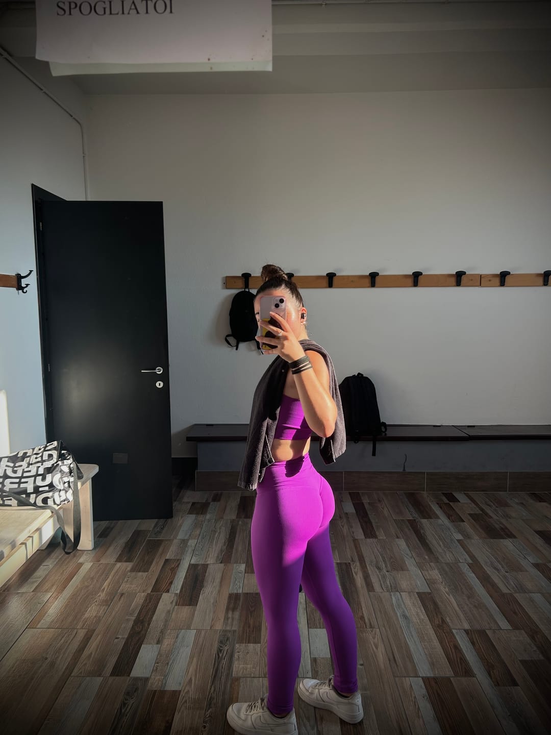 Customer photo review of Leggings All-Up Violet