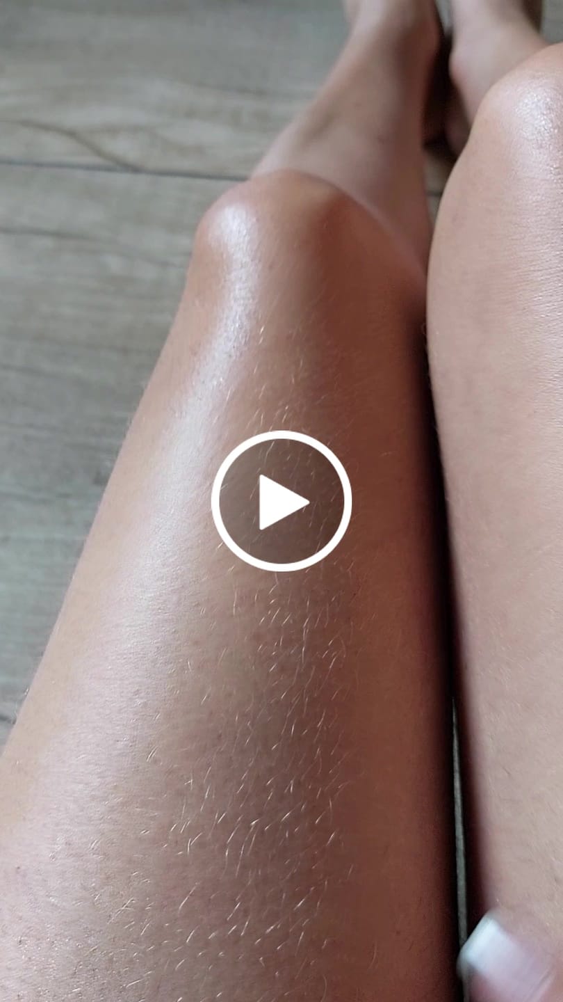Customer video review of SHIMMER BODY OIL