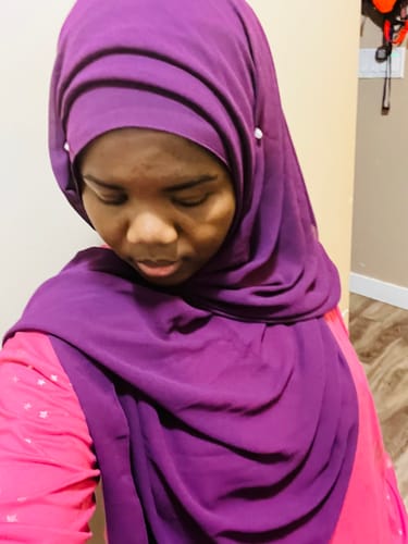 Customer photo review of Classic Chiffon Hijab - Viola