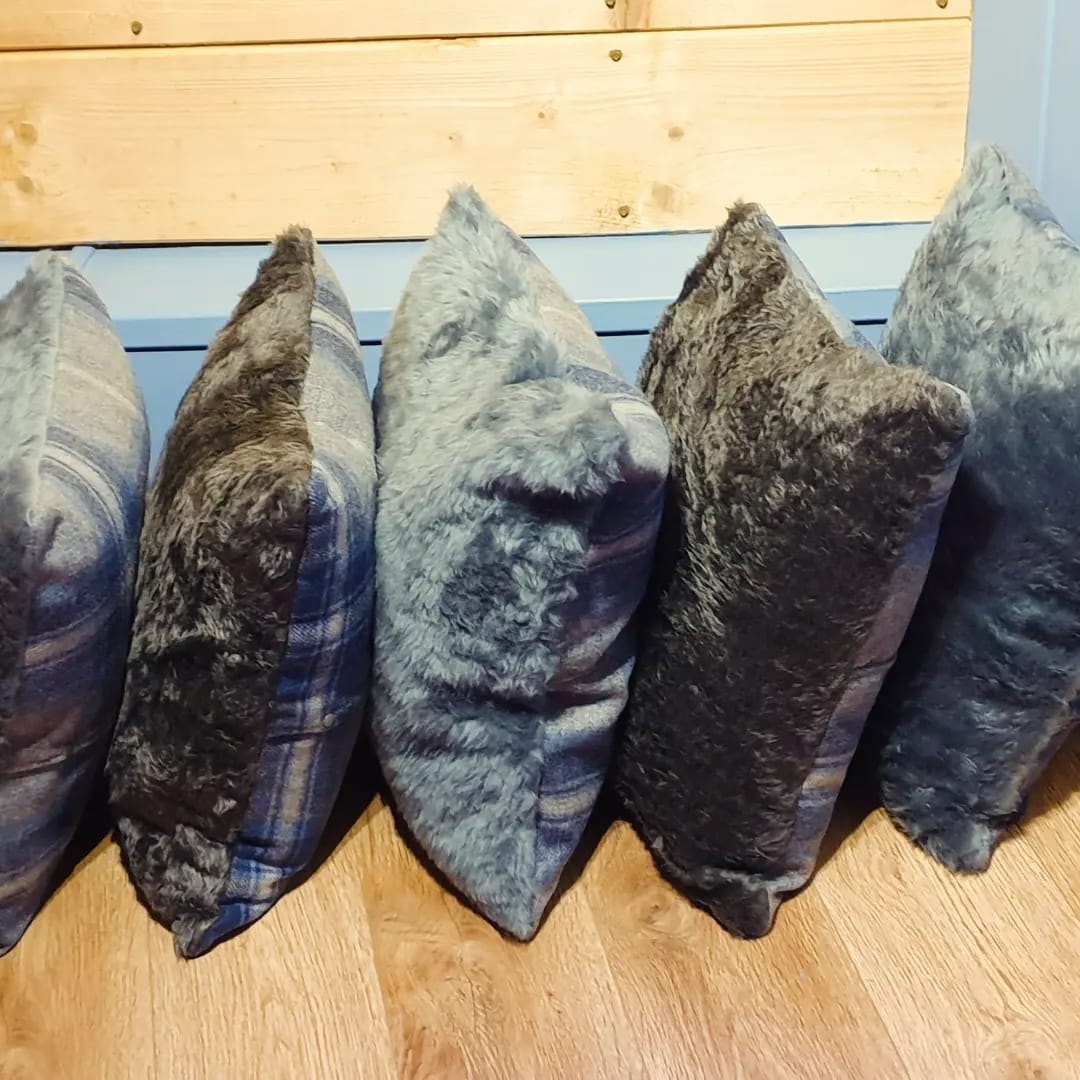 Customer photo review of Tartan Wool Touch Fabric
