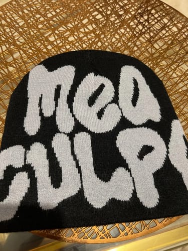 Customer photo review of Vencae™ Beanie - MEA CULPA