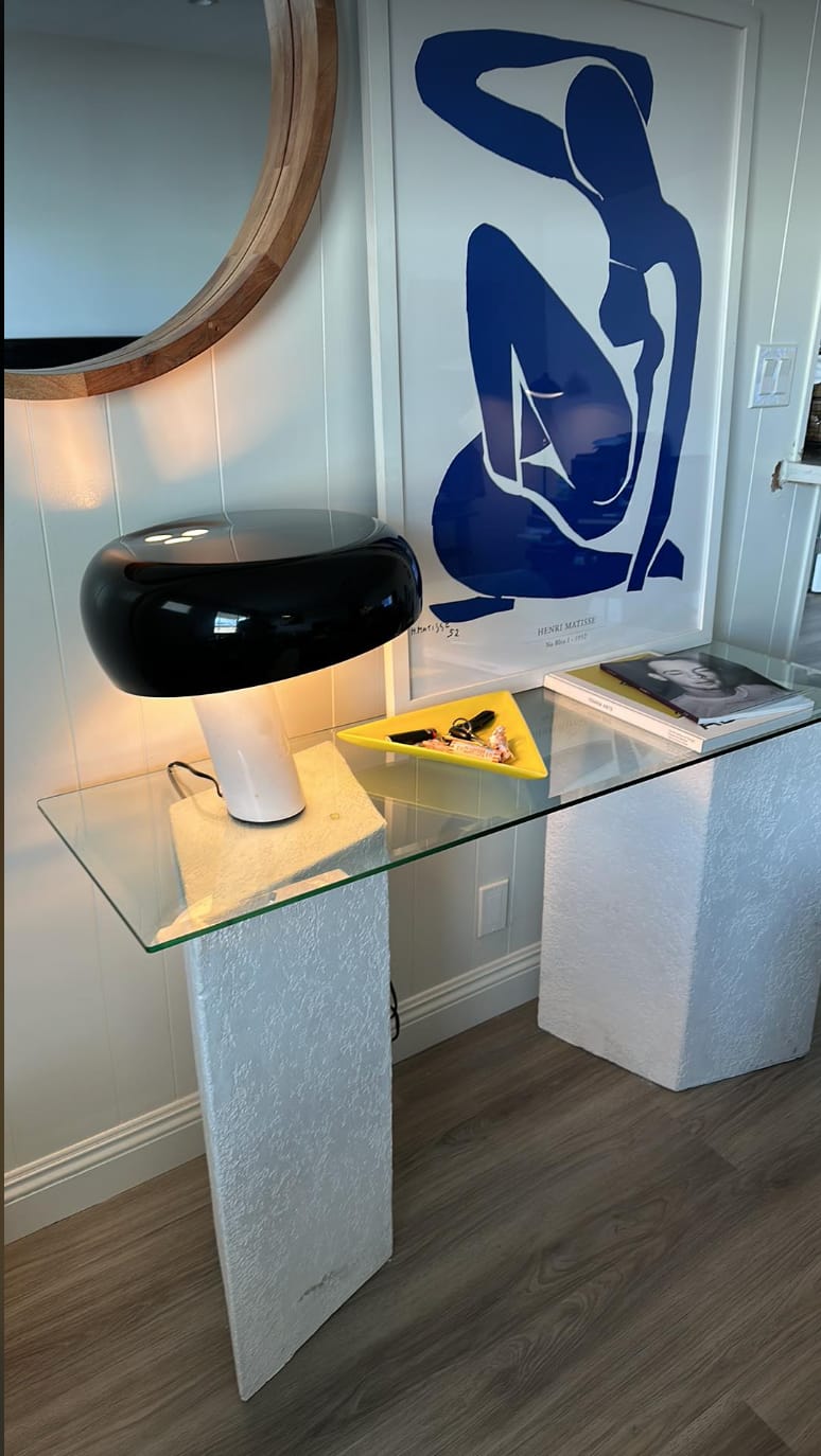 Customer photo review of Snoopy Table Lamp Dupe - Postmodern Lamp - FLOS Replica - Achille Giacomo Castiglioni Lamp Dupe