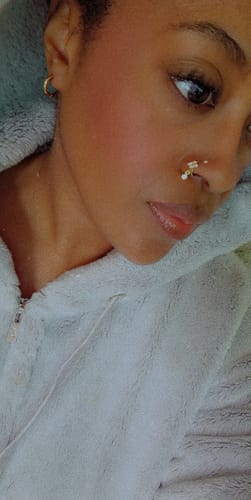 Customer photo review of Piercing au nez Clover