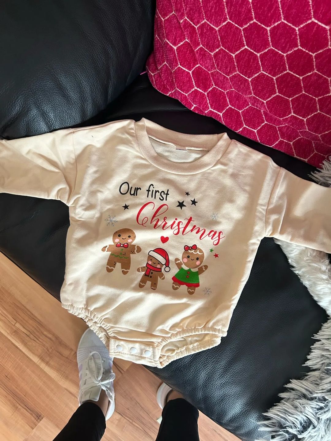 Customer photo review of My First Christmas Bodysuit