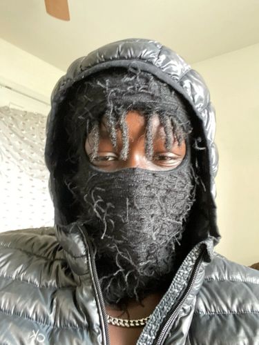 Customer photo review of Vencae™ Distressed Balaclava - BLACK