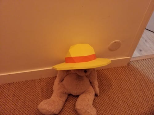 Customer photo review of Patrons Chapeau de paille de Luffy (pdf)