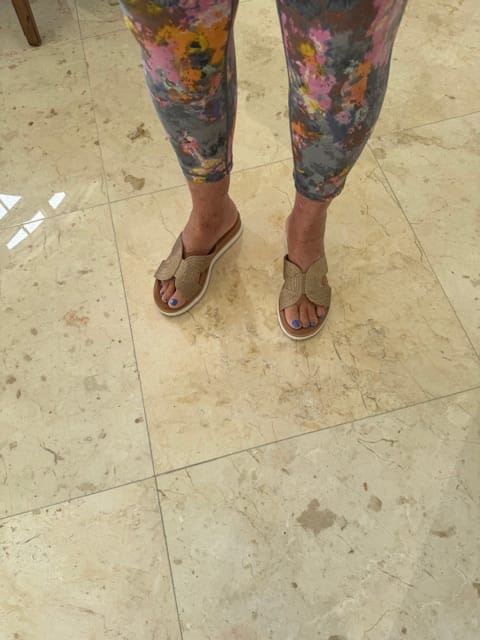 Customer photo review of Amanda Sandals