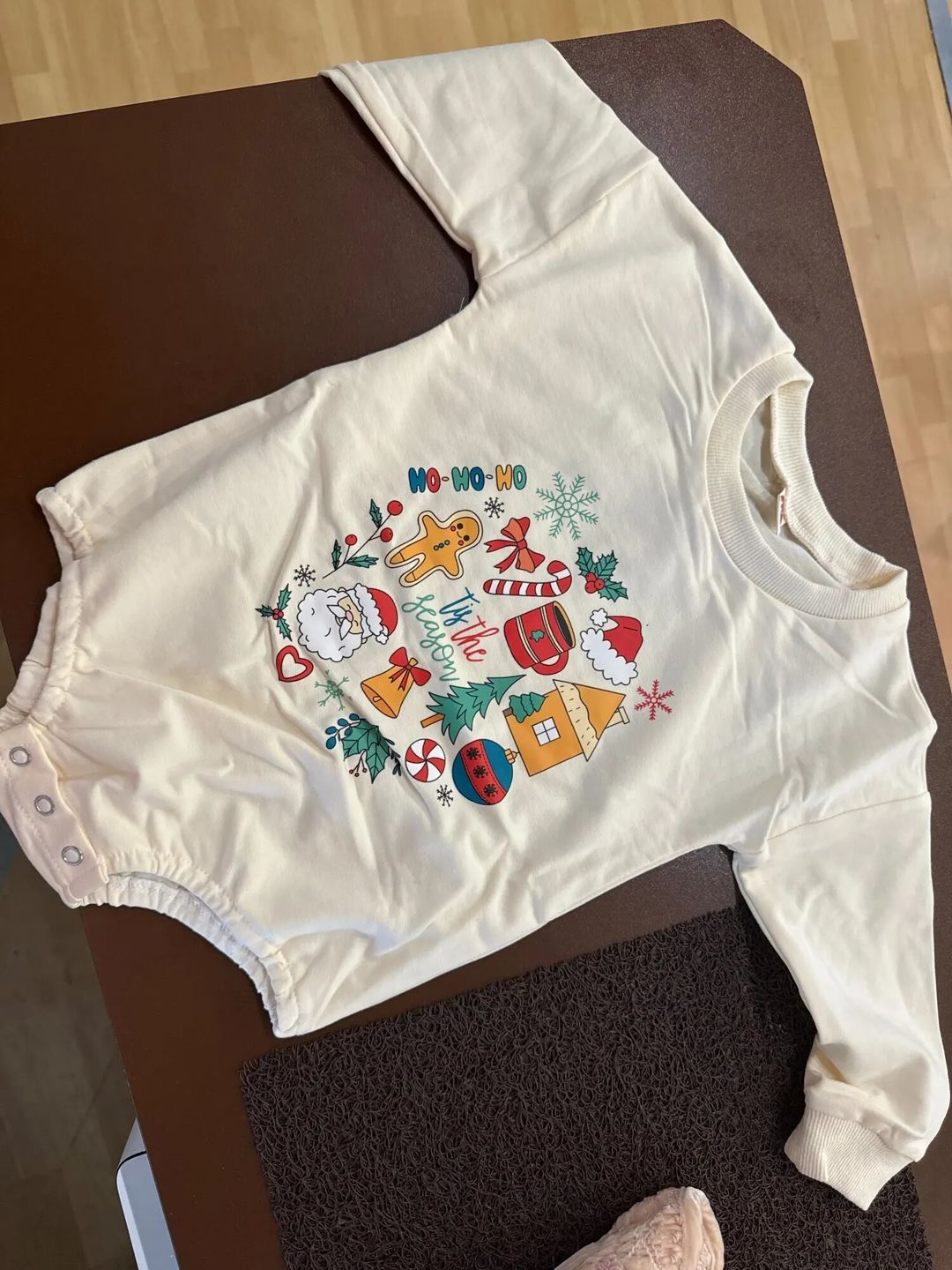 Customer photo review of My First Christmas Bodysuit
