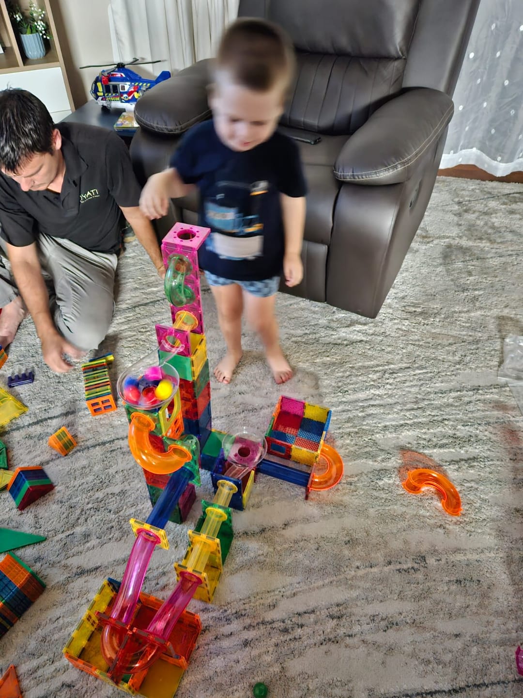 Customer photo review of Marble Run - Square Set Combo