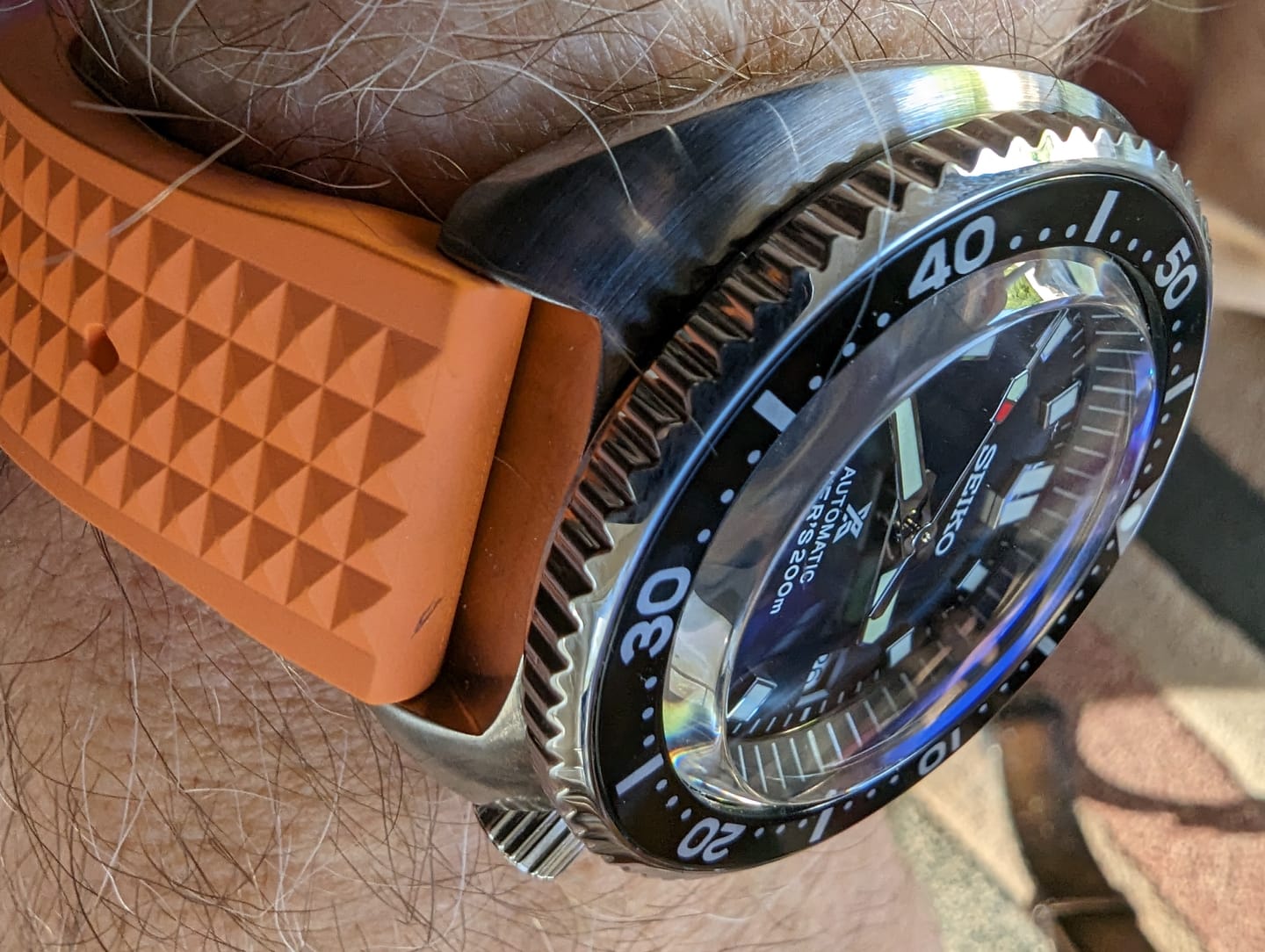 Customer photo review of Waffle Rubber - Orange