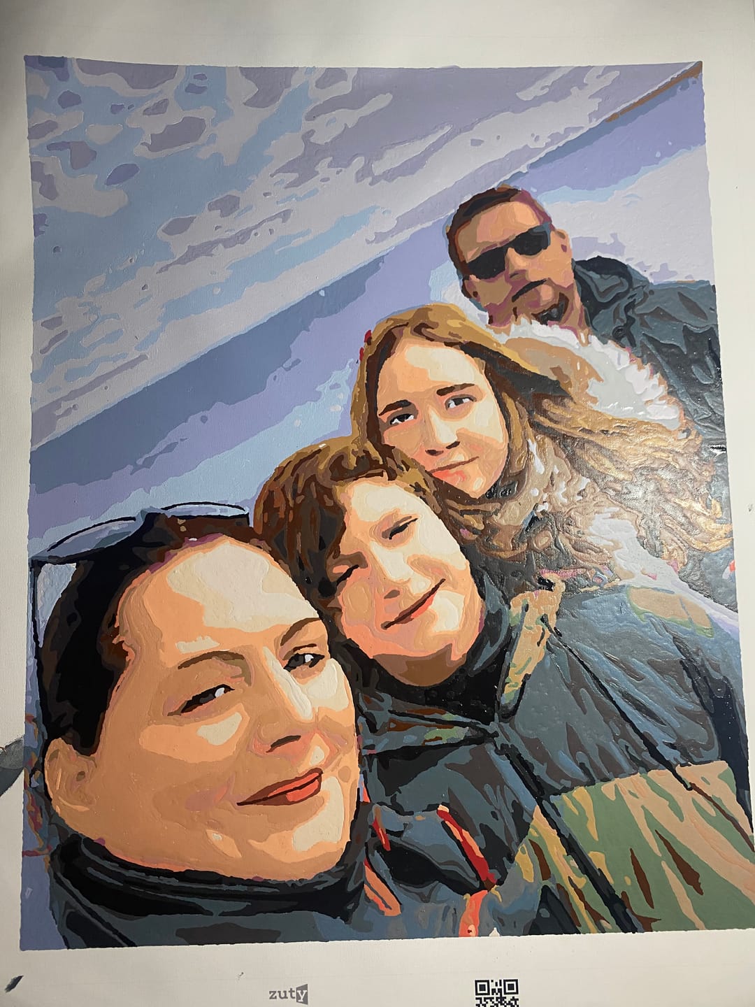 Customer photo review of Malen nach Zahlen - DEIN EIGENES FOTO