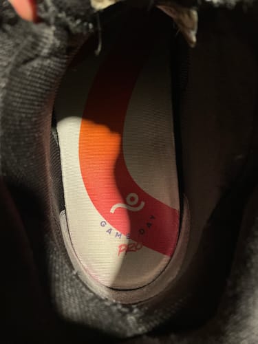 Customer photo review of Game Day Pro Insoles