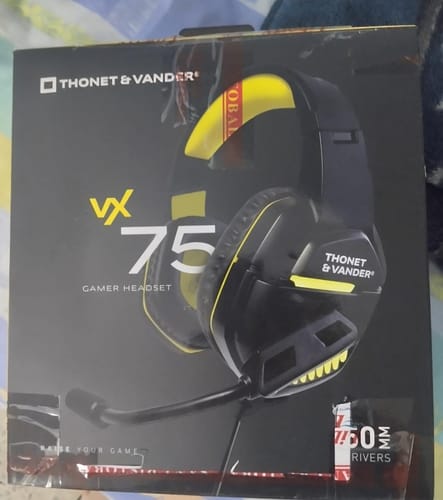 Customer photo review of Audifonos Thonet & Vander 20Mw Headset Aux 3.5Mm + Usb Con Microfono Flexible Y Ajustable Luz Led Vx75 Gaming
