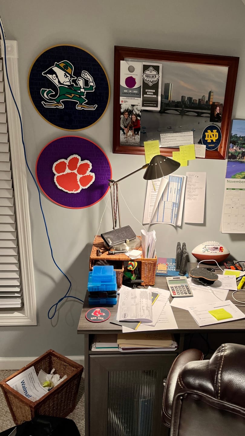 Customer photo review of Clemson Tigers CRAFT SERIES 3D Embossed Metal Wall Art