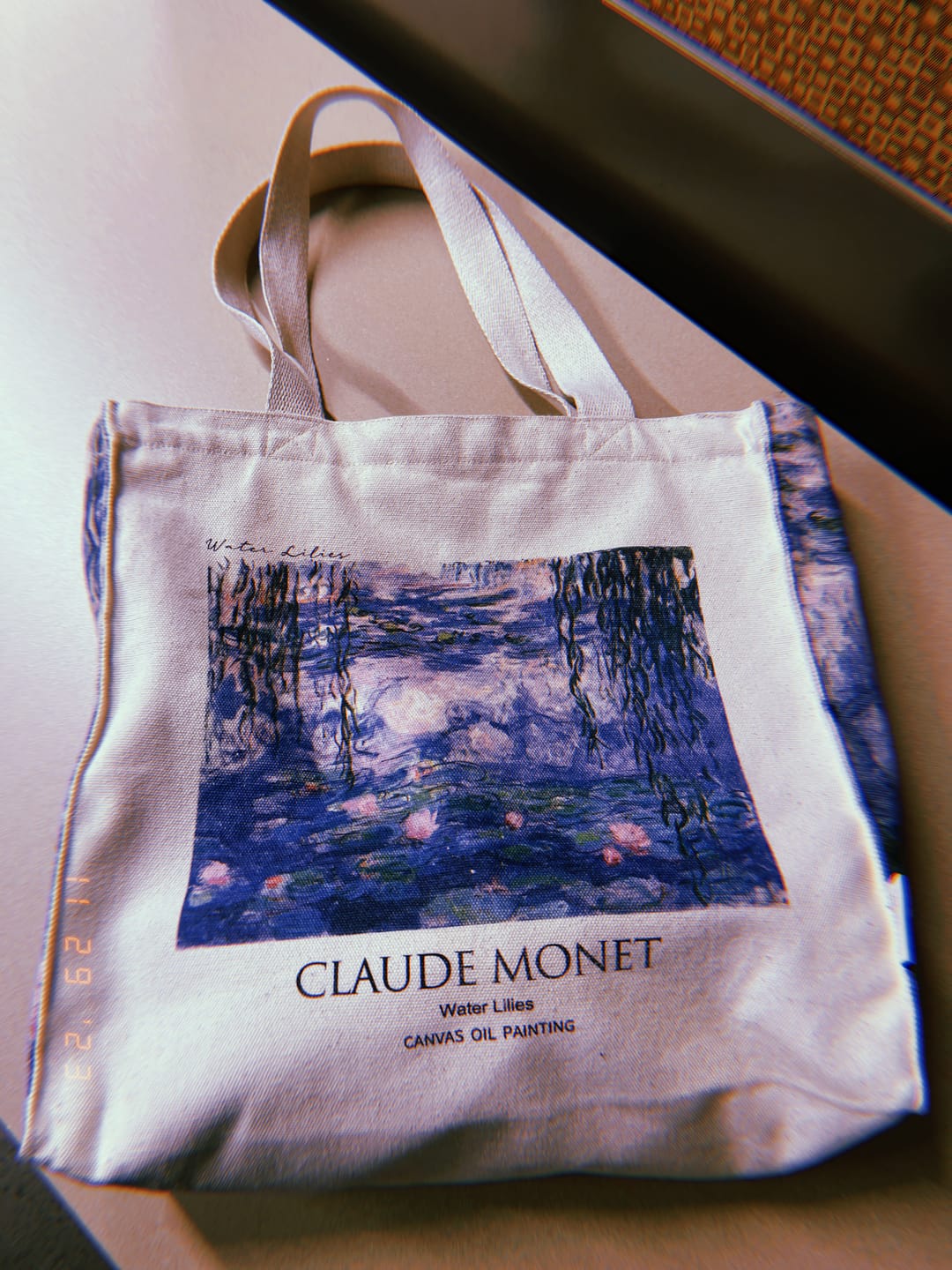 Customer photo review of Claude Monet "Water Lilies" - Tote Bag