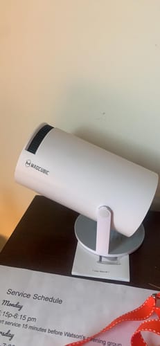 Customer photo review of Full HD Mini Portable Projector