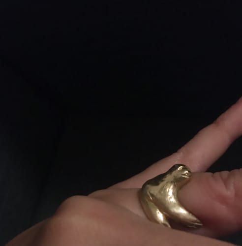 Customer photo review of Sloth Ring