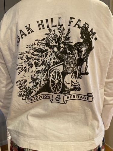 Customer photo review of Oak Hill Tree Farm - Mesh Stencil 11x10