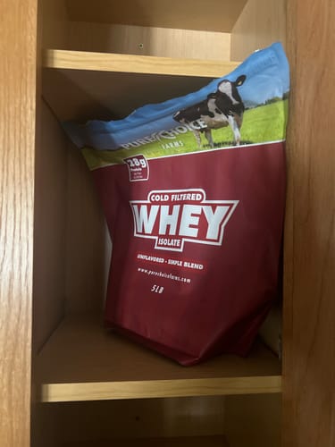 Customer photo review of Whey Protein Unflavored