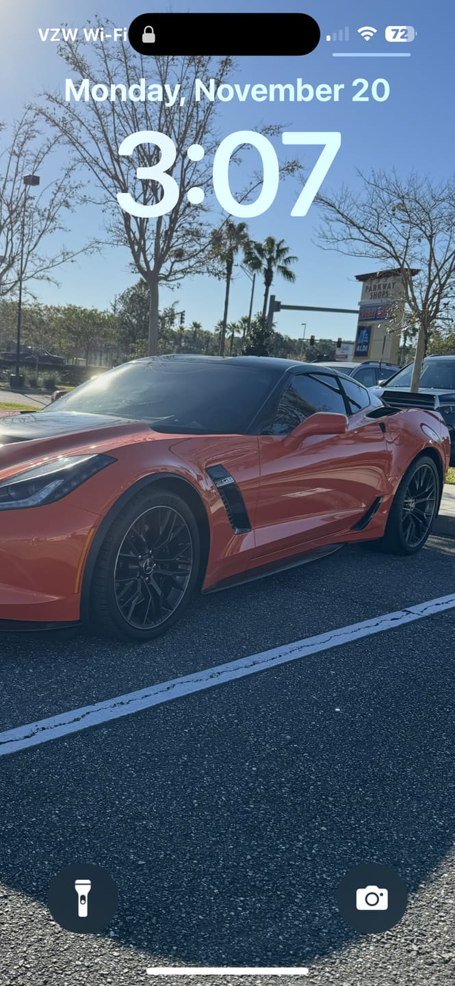 Customer photo review of Chevrolet Corvette C7 Front Fender Flares Wheel Trim