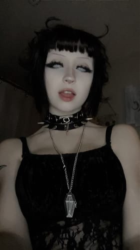 Customer photo review of Cat's Gridding White Contact Lenses(12 months of use)