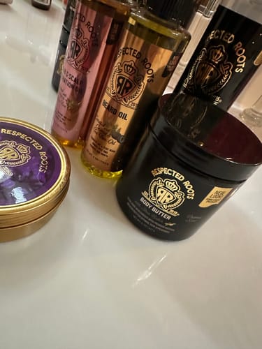Customer photo review of Respected Roots Body Butter (Original Scent 8oz)