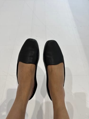 Customer photo review of Piccadilly Ref: 250132 Business Court Flat Shoe in Plane Black