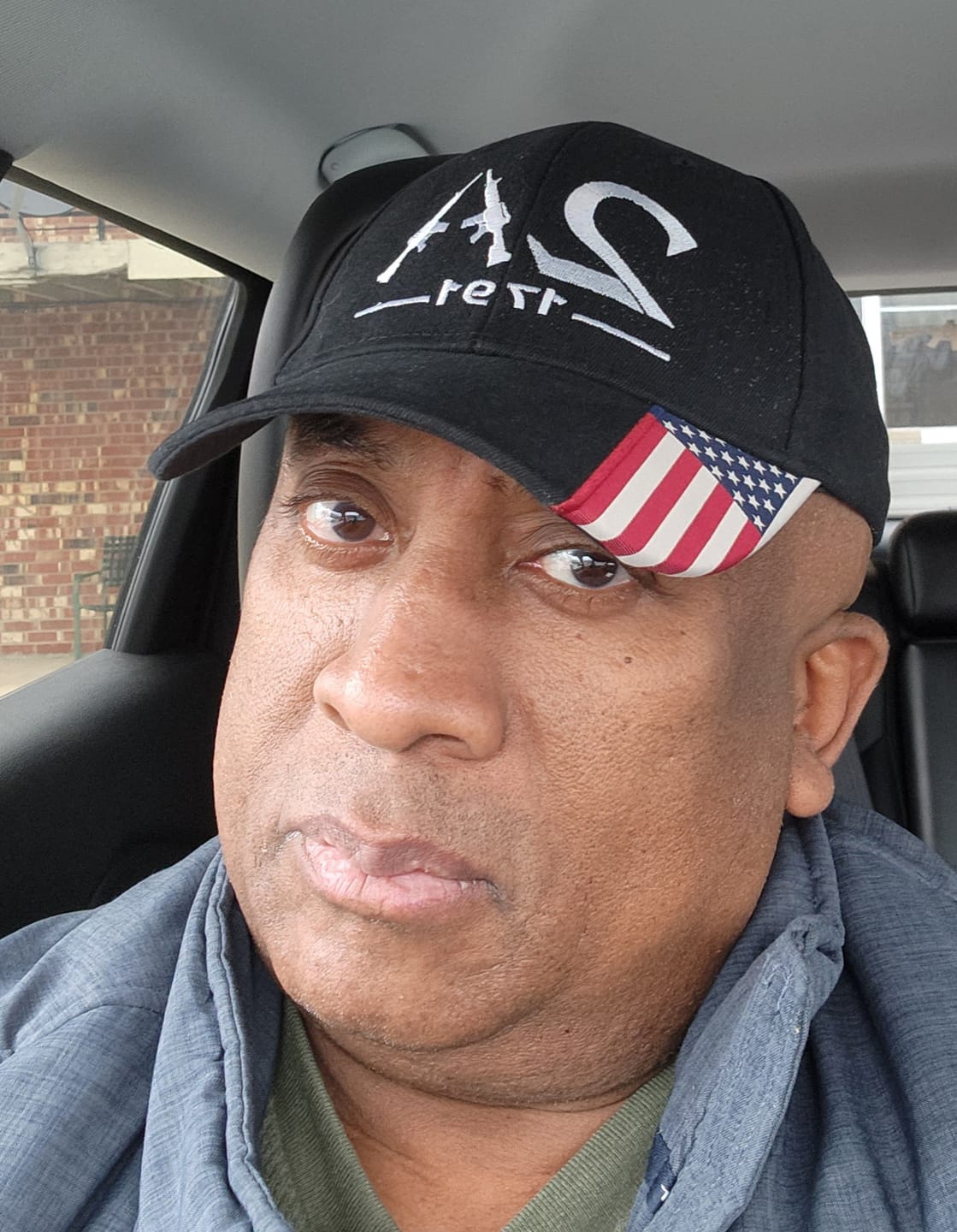 Customer photo review of 2nd Amendment 2A Limited Edition Black Embroidered Hat