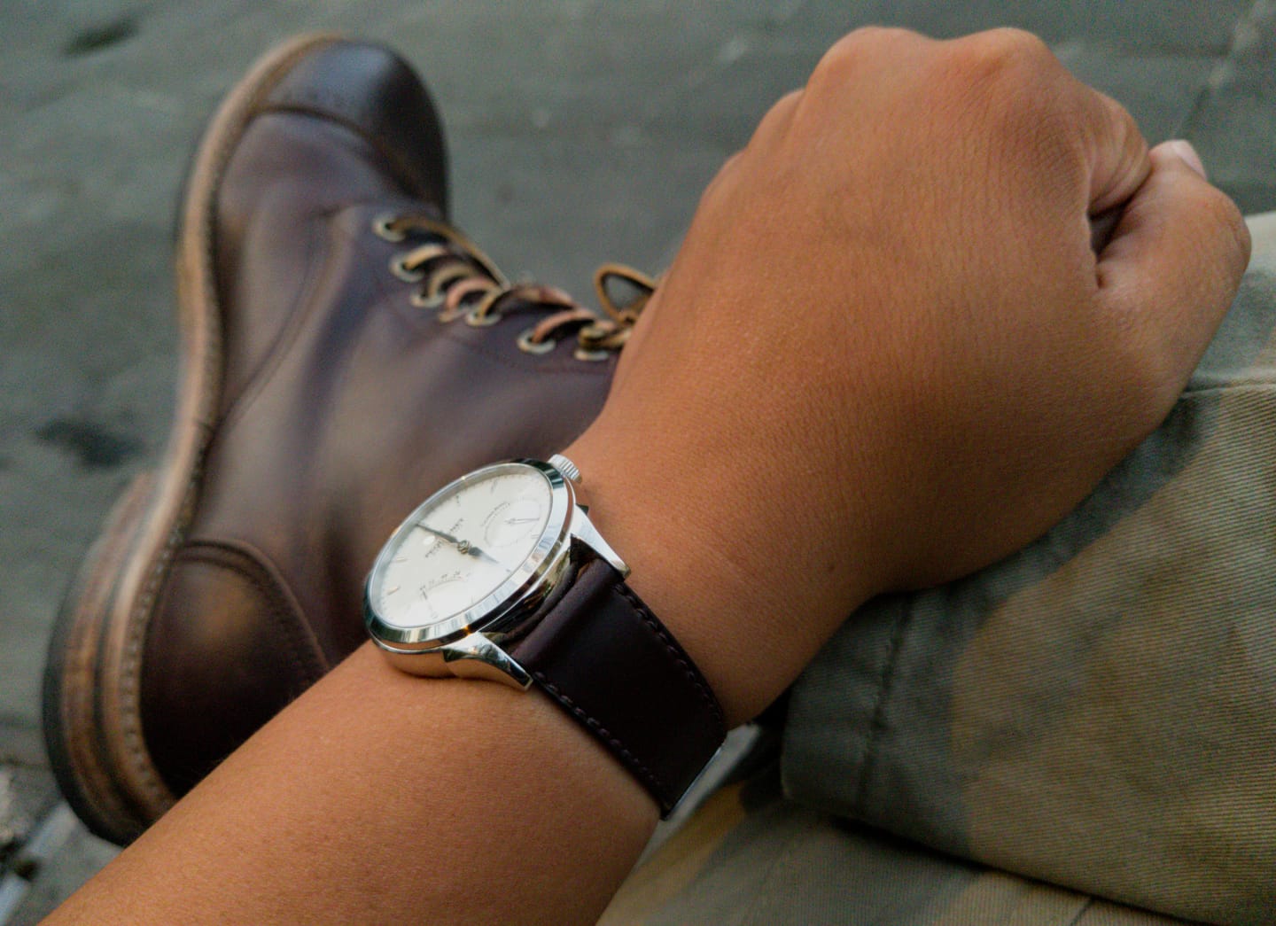 Customer photo review of Amaretto Shell Cordovan