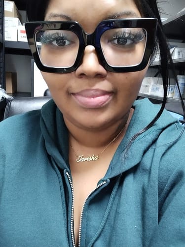 Customer photo review of Personalized Name Necklace