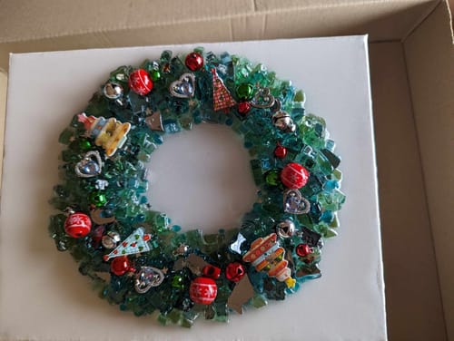 Customer photo review of IMPERIAL GREEN TOPAZ POLISHED RUBBLE