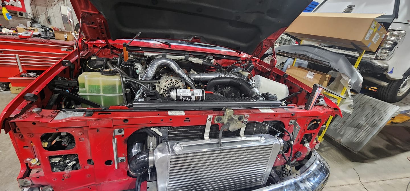 Customer photo review of OBS Intercooler Kit
