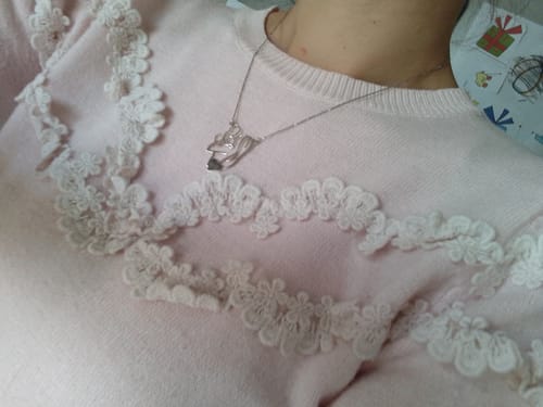 Customer photo review of Collana Mamma e Figlio