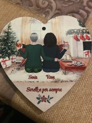 Customer photo review of Le migliori sorelle - Decorazioni per albero di famiglia