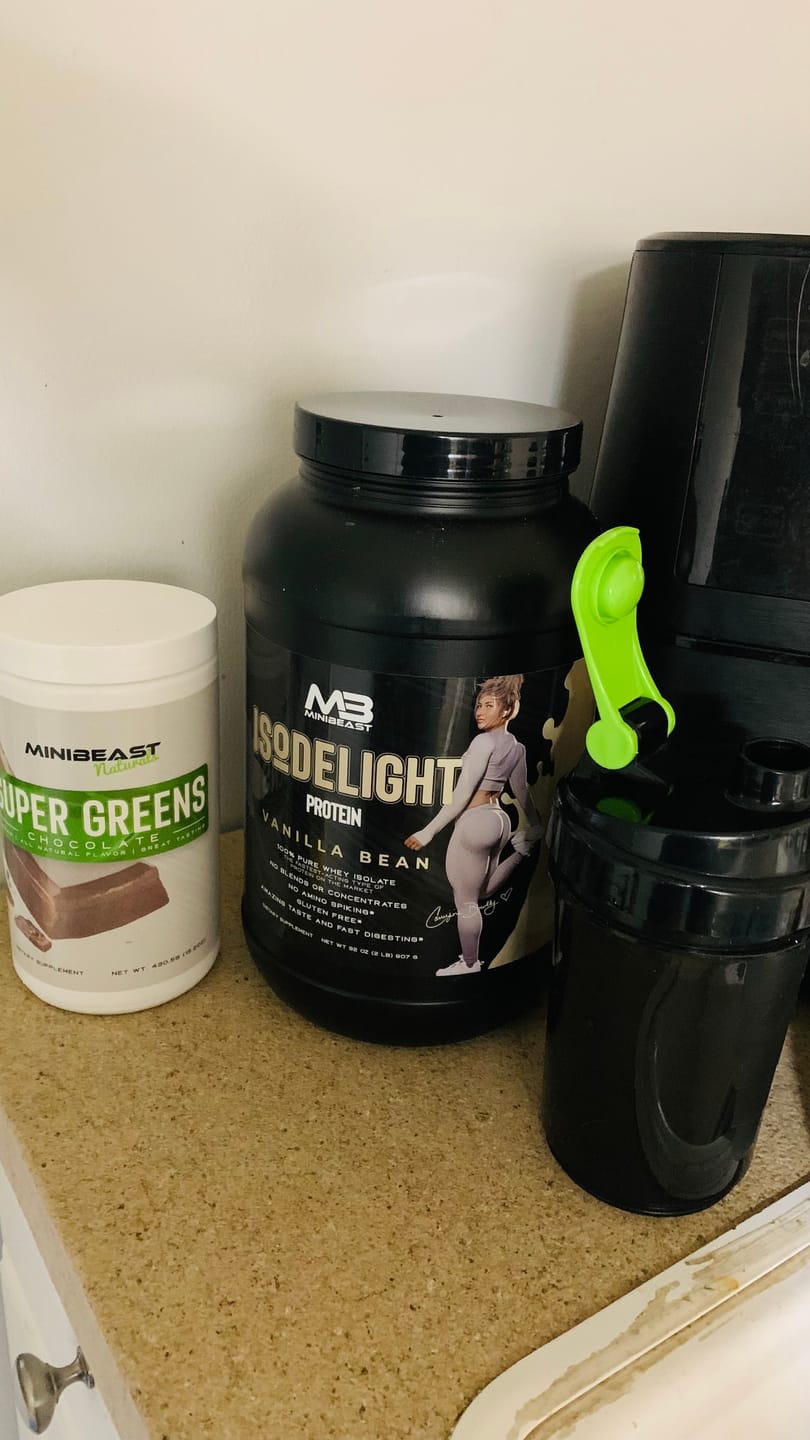 Customer photo review of IsoDelight Protein