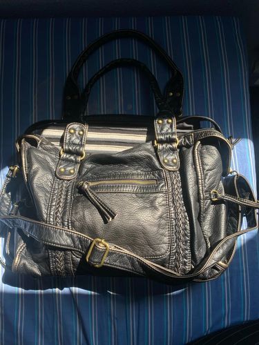 Customer photo review of Sac a Main Noir pour les Cours - RACHEL
