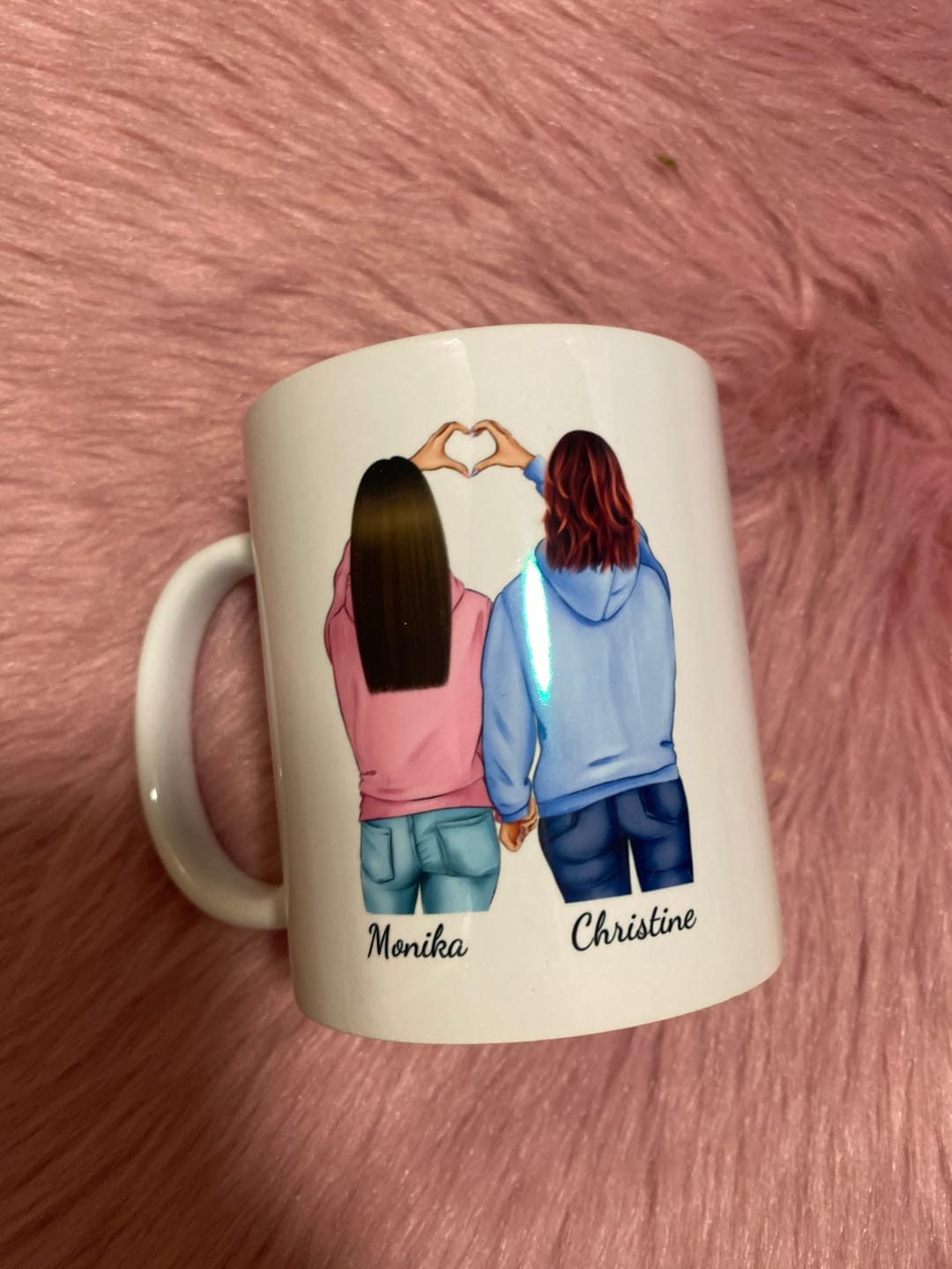 Customer photo review of Winter Besties - Personalisierte Tasse