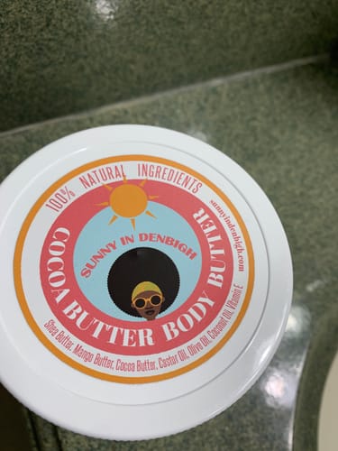 Customer photo review of Cocoa Butter Body Butter