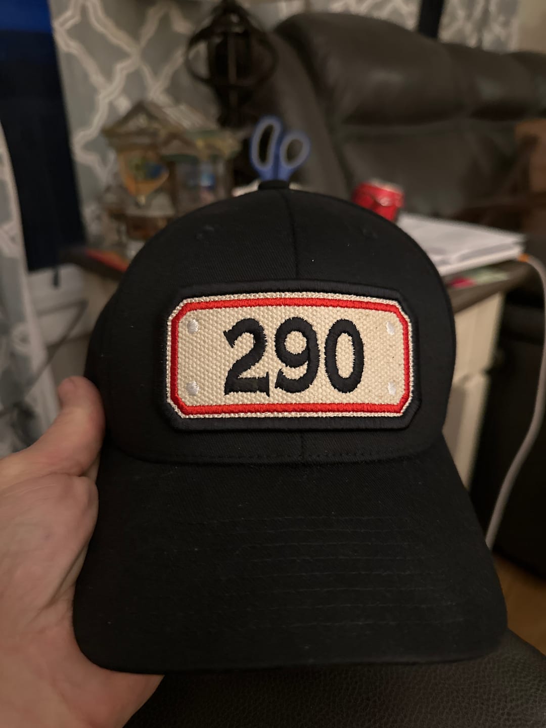 Customer photo review of LAYOVER DESIGN with custom back of hat