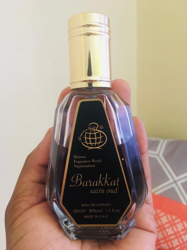 Customer photo review of Barakkat satin oud Eau De Parfum 50ml